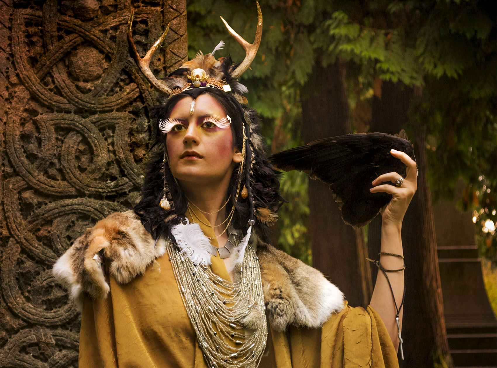 witchy shoot Goddess of light